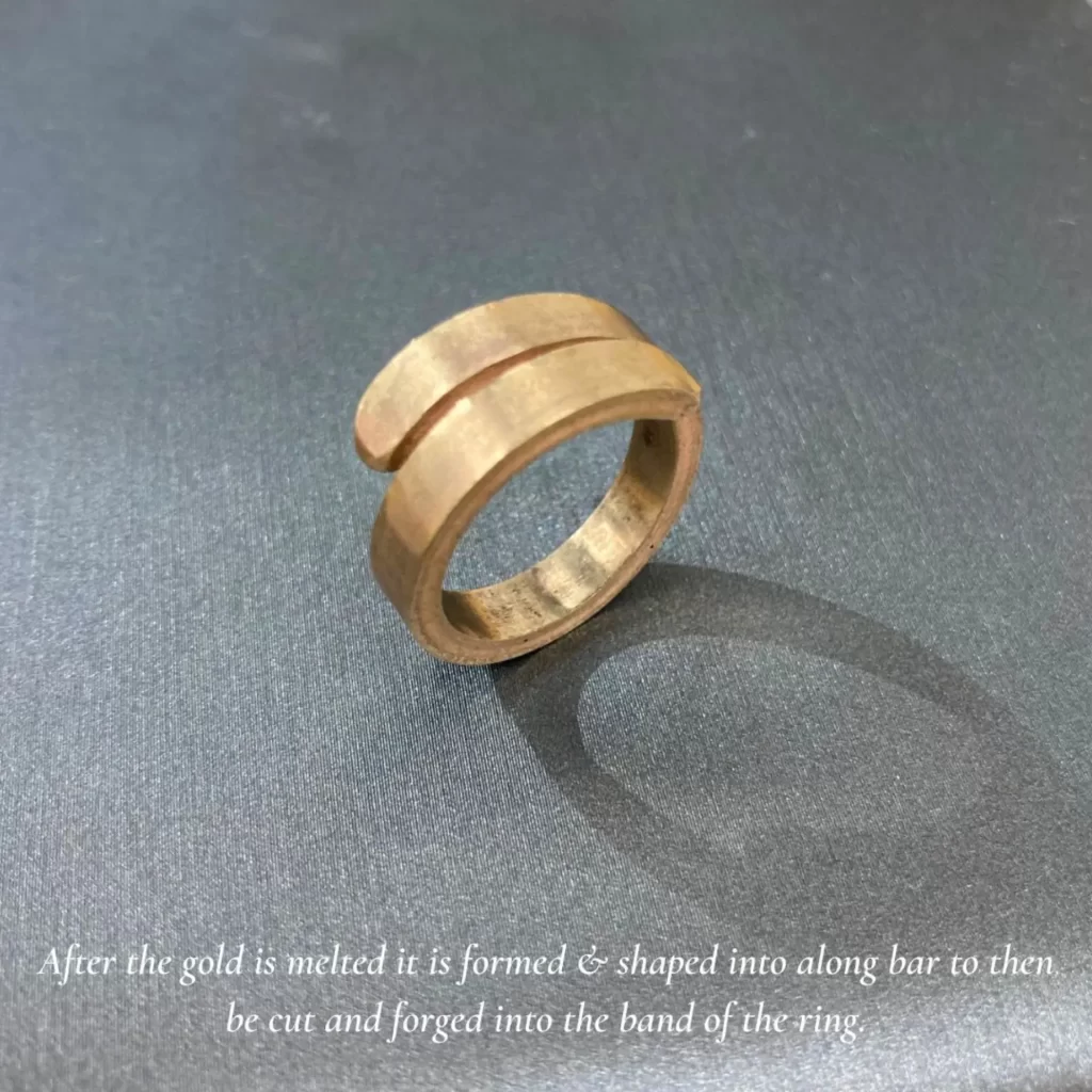 Grandmas gold melted down and start of Jesses band